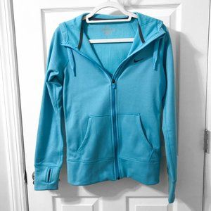 NWOT Nike Therma Fit Bright Blue Zip Up Hoodie